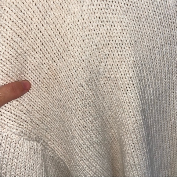 Free People Off-white Cotton Sweater - Picture 3 of 6